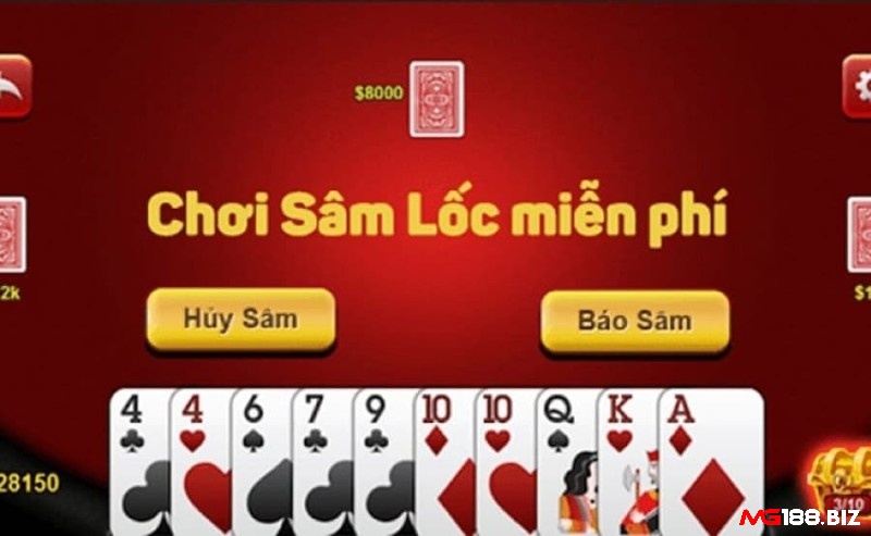 Sâm lốc là game bài tại Mg188 rất dễ rinh thưởng