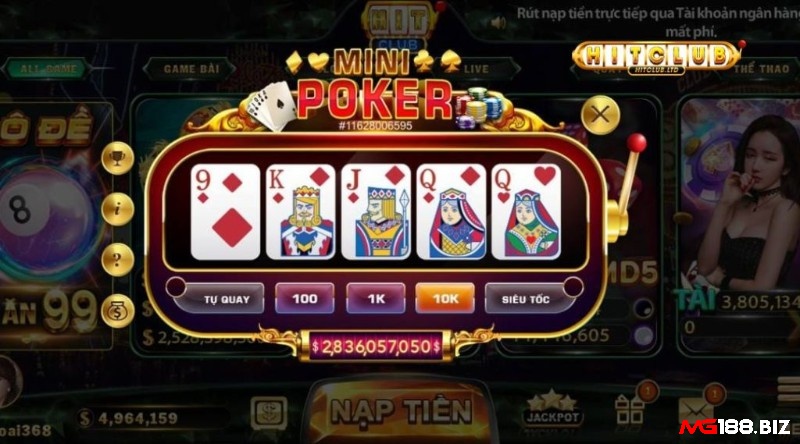 Mini Poker là gì và luật chơi Mini Poker ra sao?