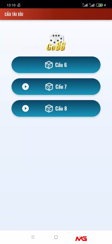 App dự đoán tài xỉu Go88
