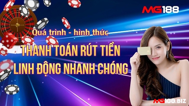 Nạp - Rút tiền tại Mg188 vô cùng nhanh chóng