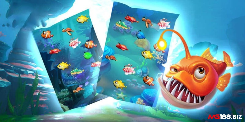 Thao tác chơi nhanh game bắn cá đổi thẻ cào MG188