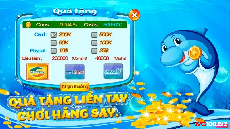 Giới thiệu về thể loại game bắn cá đổi thẻ cào tại MG188