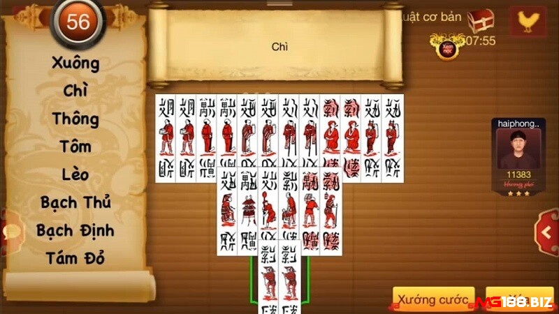 Các thuật ngữ thường gặp khi chơi game chắn