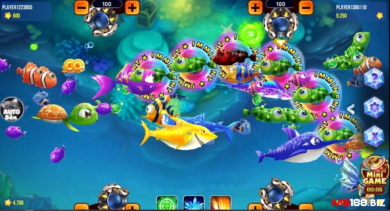 Các phòng bắn cá có tại cổng game thánh bắn cá