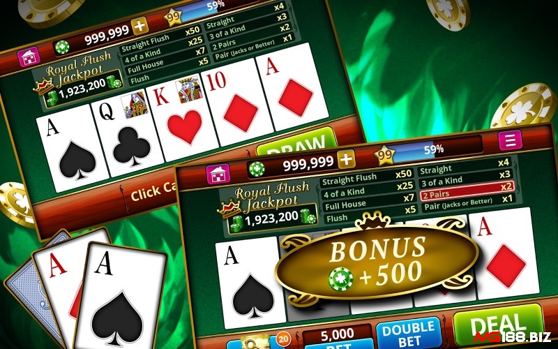 Cách chơi Video Poker giúp anh em mới bắt đầu trải nghiệm một trò chơi đơn giản và thú vị, đồng thời mang lại cơ hội để thăng tiến và thắng lớn.