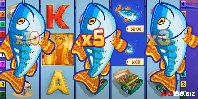 Thu thập các chú cá xanh để nhận thưởng hệ số nhân tối đa x500 lần