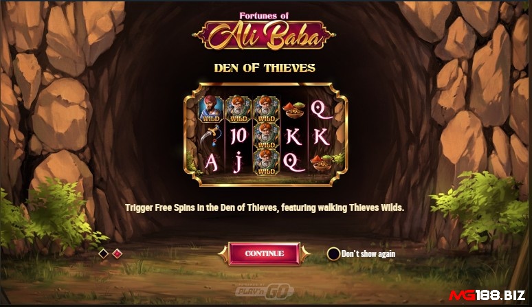Fortunes of Ali Baba lấy chủ đề là câu chuyện Alibaba và 40 tên cướp