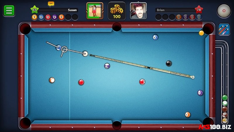 Game 8 Ball Pool với lối chơi đánh bi-a trực tuyến thú vị