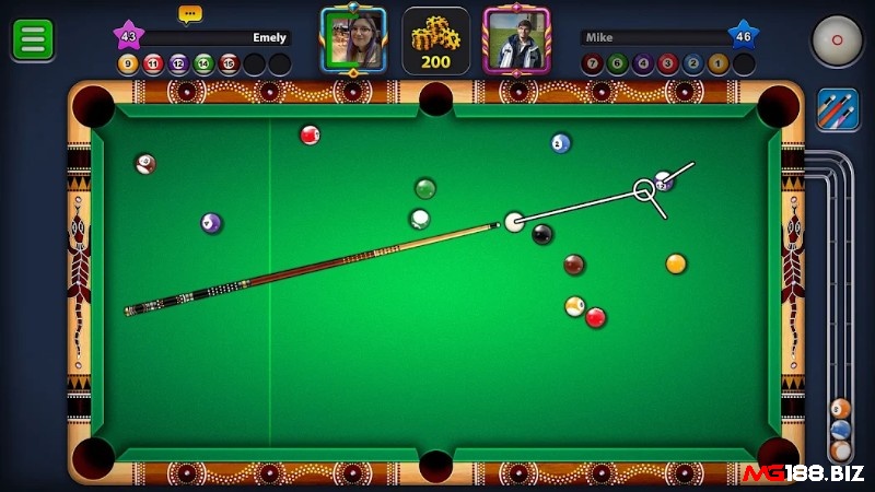 Game 8 Ball Pool có đồ họa sắc nét và chân thực vô cùng đẹp mắt