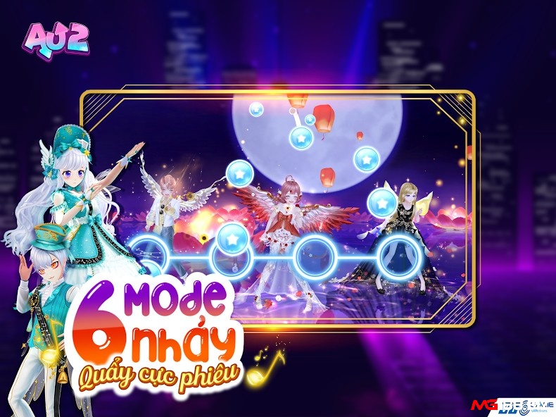Game Au 2 có lối chơi nhảy theo điệu nhạc vui nhộn