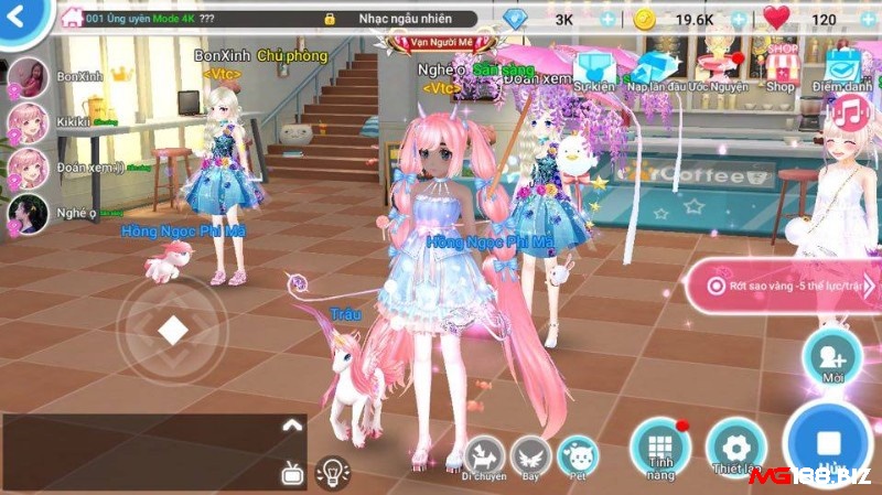 Các trang bị trong game giúp cho nhân vật đẹp mắt và chuyên nghiệp hơn