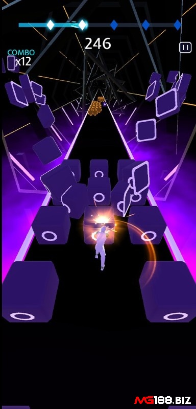 Beat Blade Dash Dance chứa đựng những đường đua độc đáo và thú vị