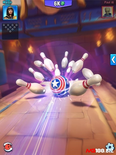 Phá đảo mọi sân Bowling với Bowling Crew cực hấp dẫn