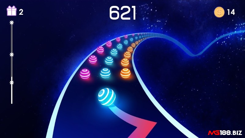 Game Dancing Road với lối chơi âm nhạc sôi động hấp dẫn