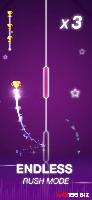 Đồ họa trong game Dot n Beat được thiết kế với phong cách đơn giản