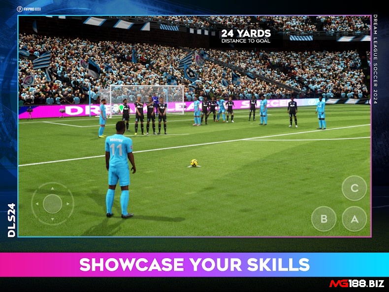 Game Dream League Soccer có lối chơi quản lý và thi đấu bóng đá
