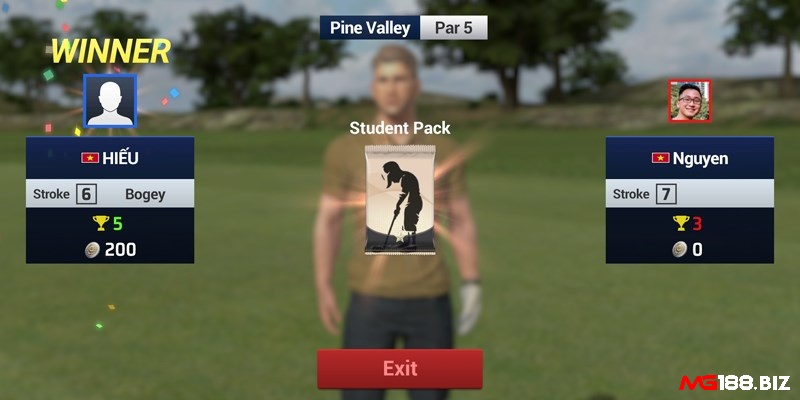 Người chơi sẽ trải nghiệm hệ thống phân cấp độ và bảng xếp hạng Game Golf King