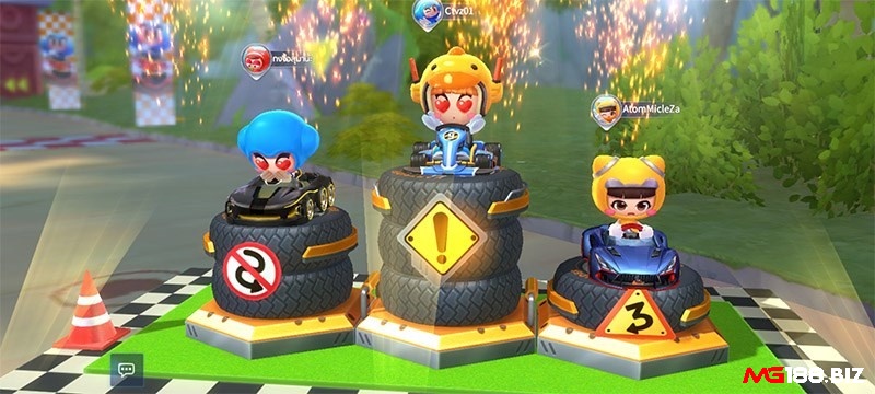 Game KartRider Rush+ Funtap có đồ họa rực rỡ và đẹp mắt