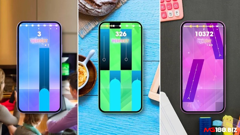 Game Magic Tiles 3 có đồ họa tuy đơn giản nhưng đẹp mắt