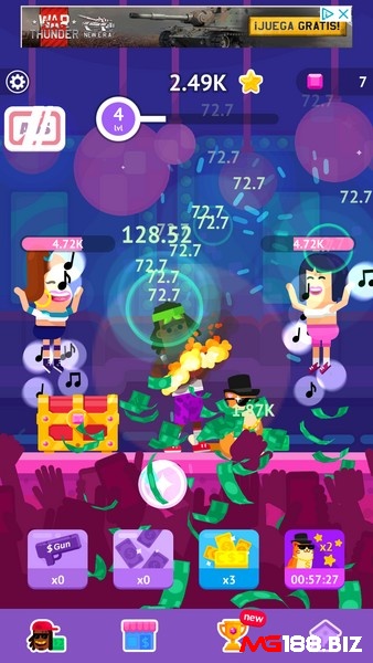 Game Partymasters có đồ họa sinh động đầy màu sắc