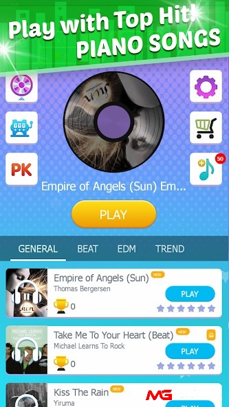 Nhiệm vụ chính của bạn trong game là chạm vào các nút bấm để hoàn thiện bản nhạc