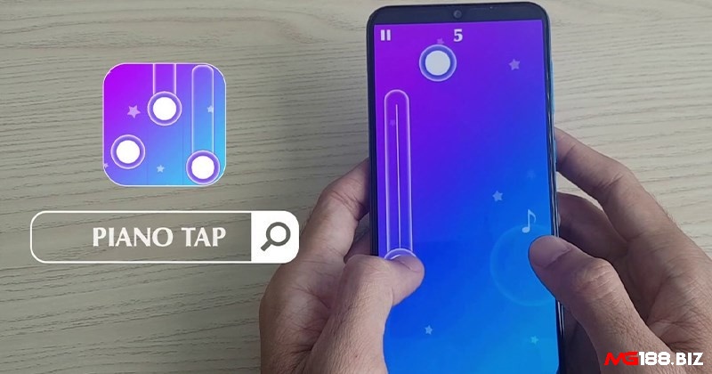 Game Piano Tap có đồ họa tuy đơn giản nhưng đẹp mắt