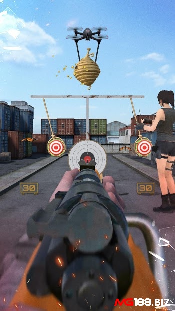 Mỗi màn chơi trong game sẽ có các thử thách ngắm bắn tăng dần