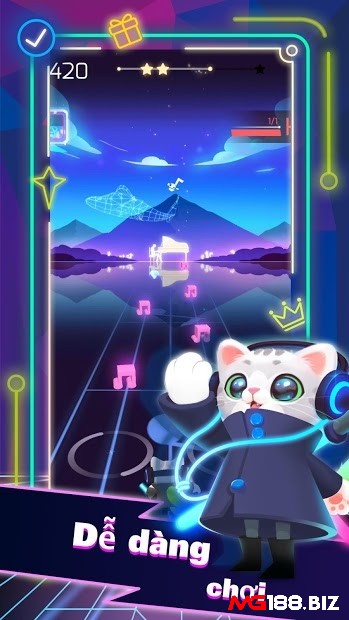 Game Sonic Cat có lối chơi âm nhạc kết hợp hành động vui nhộn