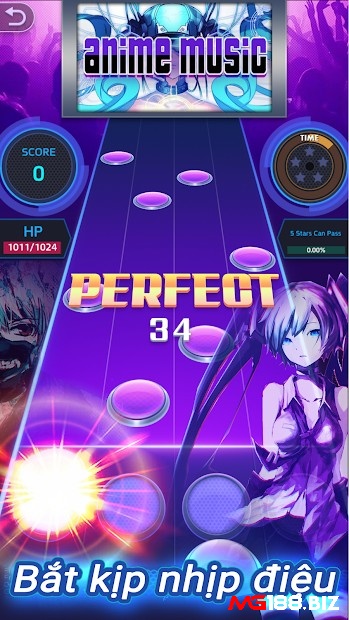 Game Tap Tap Music với lối chơi âm nhạc thông thường
