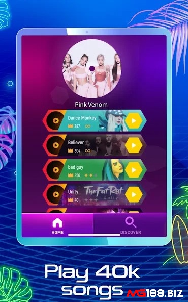 Game có kho nhạc đa dạng với đủ thể loại