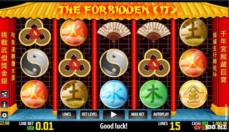 The Forbidden City có tỷ lê RTP khá thấp với 91, 97%