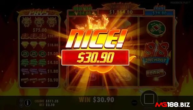 Thắng lớn là điều dễ dàng khi chơi Fire 88