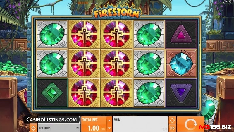 Biểu tượng scatter trong game là một quả cầu sấm sét