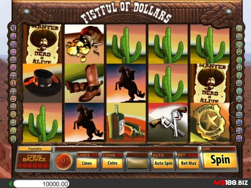 Fistful of Dollars Jackpot được phát hành bởi Saucify