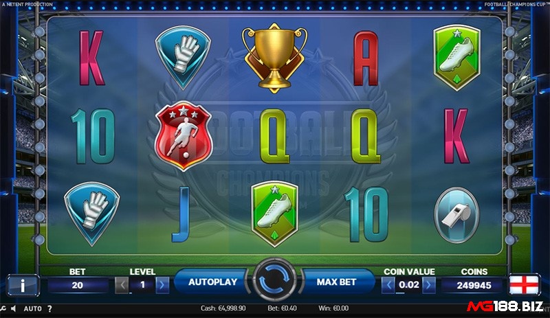 Biểu tượng scatter trong game là một chiếc cup vàng