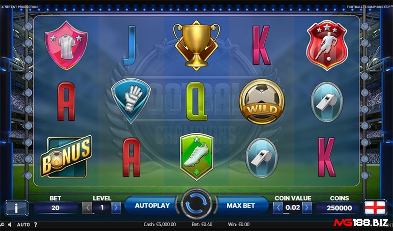 Tìm hiểu chi tiết slot game Football Champions Cup