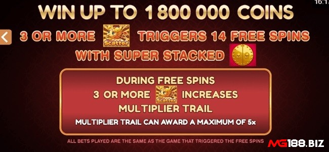 Nhận 14 vòng quay miễn phí và hệ số nhân x5 cho tất cả chiến thắng trong Free Spins