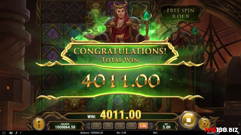 Tỷ lệ RTP của Fortune of Asgard khá hấp dẫn