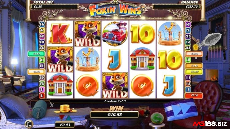 Cách chơi Foxin wins Slot rất đơn giản
