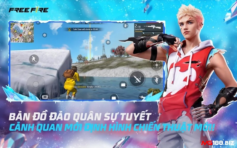 Bản đồ game Free Fire đa dạng và rộng lớn