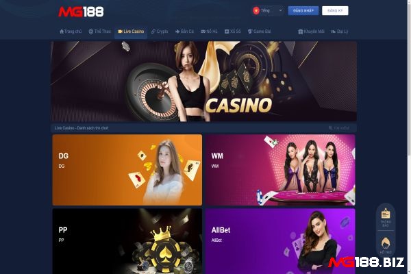 Tham gia chơi game nap sms tại nhà cái Mg188 uy tín, xanh chín