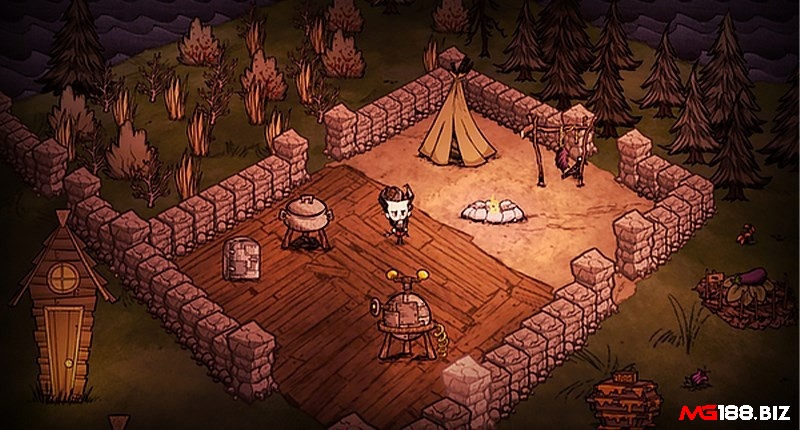 Cốt truyện Don't Starve xoay quanh anh chàng Wilson