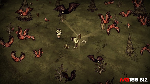 Bản đồ trong game Don't Starve Together khá rộng lớn