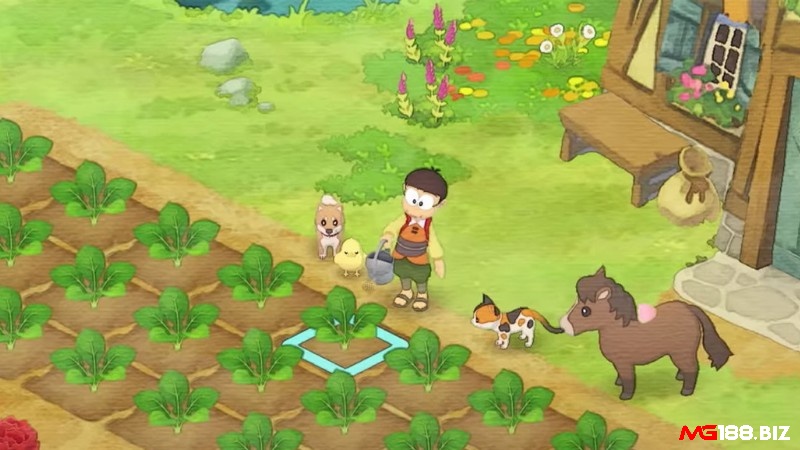 Nhiệm vụ chính trong game Doraemon Story Of Seasons rất đơn giản