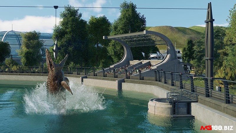 Trong Jurassic World Evolution 2 thế giới khủng long vô cùng sống động