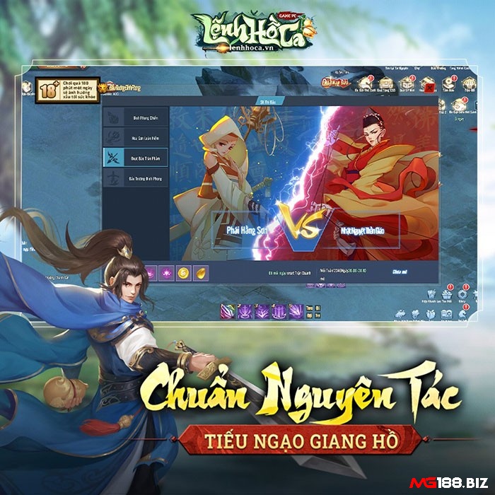 Lệnh Hồ Ca – một game đề tài Tiếu Ngạo Giang Hồ