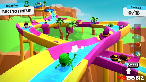 Game Stumble Guys có lối chơi đi cảnh khá hấp dẫn