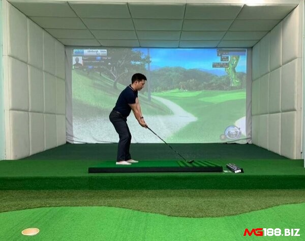 Sân golf mini được thiết trong nhà