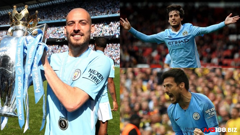 Đội hình xuất sắc nhất Manchester City đó là tiền đạo David Silva