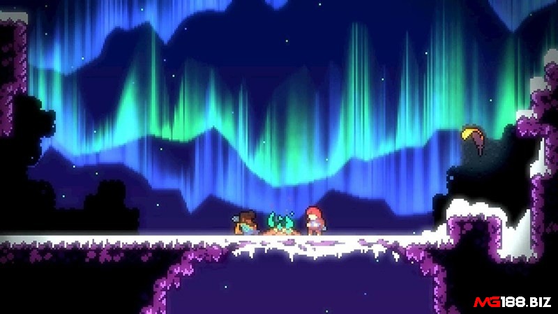 Đồ họa game Celeste pixel độc đáo